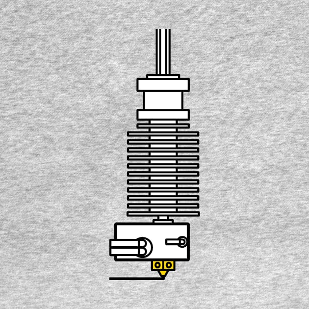 3D Printer E3D V6 Hotend 3D Printing by capyfarta